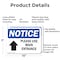 Signmission Please Use Main Entrance Up Arrow OSHA Notice Sign, Aluminum, 10in W x 7in L, 2PK OS-2PACK-NS-A-710-L-17617 - alternate 6